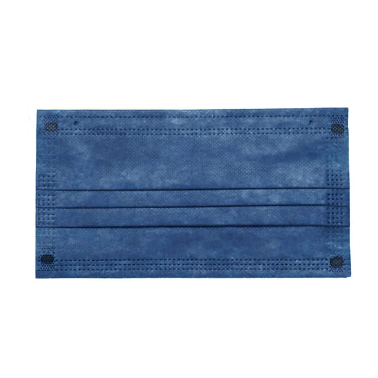 10 Pack Denim Blue Disposable Face Mask Non Woven Mask with Ear Loop 3 Ply