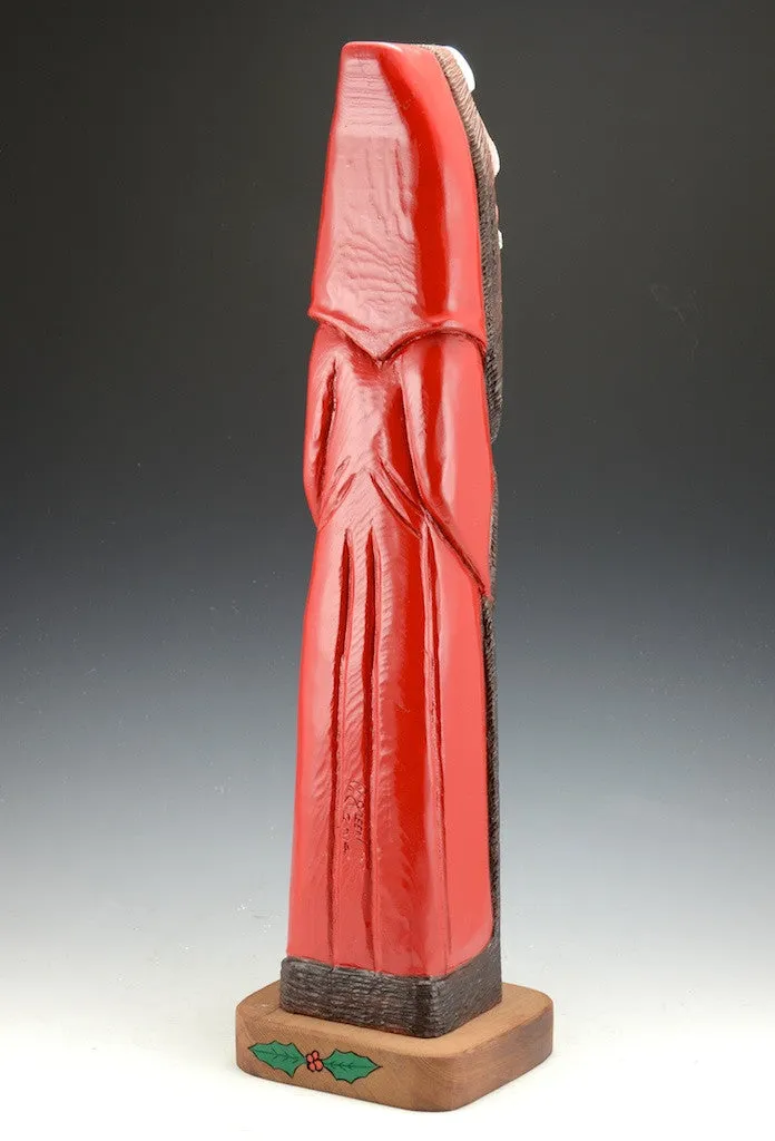 23 inch Fur Trimmed Santa by Paul Green