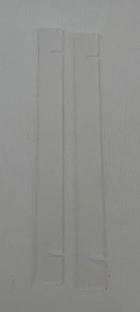 Acrylic Earring Display Stick 2 Slot Pair