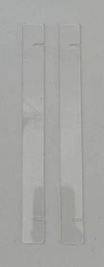 Acrylic Earring Display Stick 2 Slot Pair