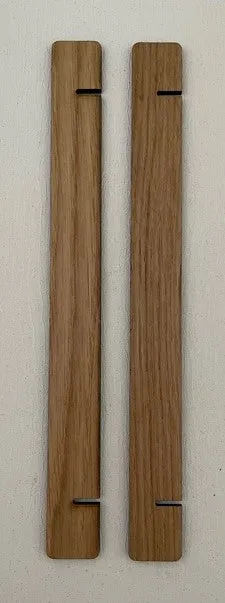 Acrylic Earring Display Stick 2 Slot Pair