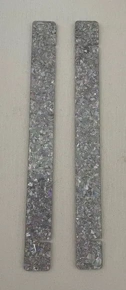 Acrylic Earring Display Stick 2 Slot Pair