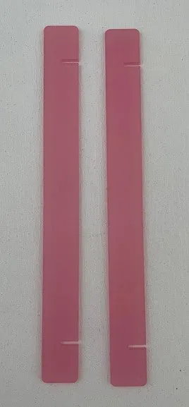 Acrylic Earring Display Stick 2 Slot Pair