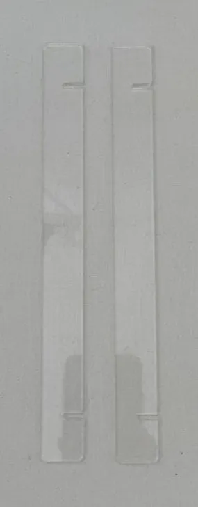 Acrylic Earring Display Stick 2 Slot Pair