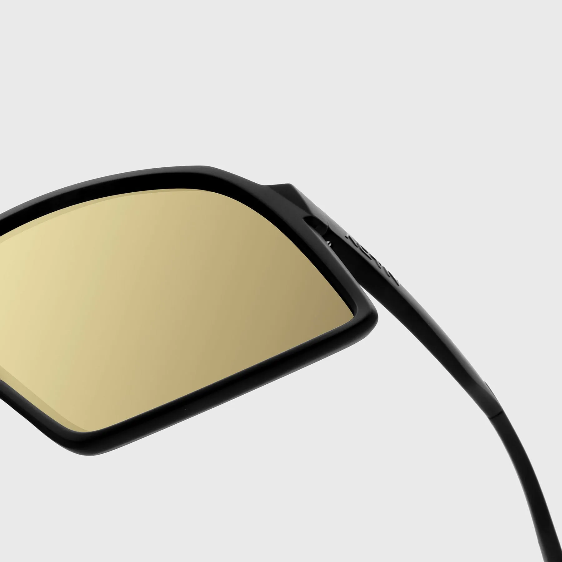 ACTIV - AERO - Matte Black with Gold Mirror Lens