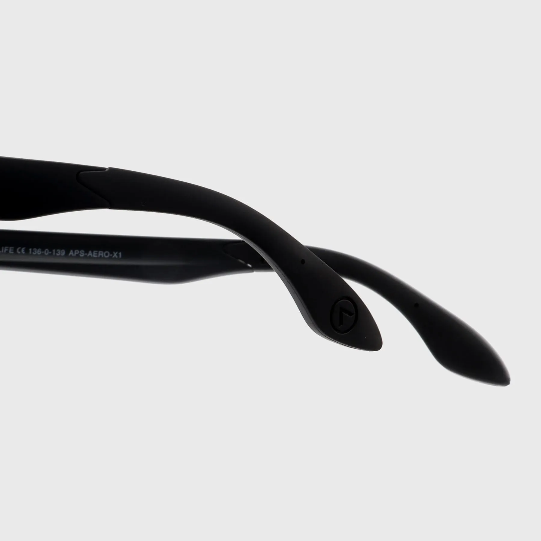 ACTIV - AERO - Matte Black with Grey Lens