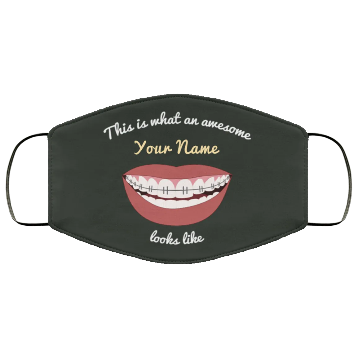 Awesome Braces Teeth Face Mask