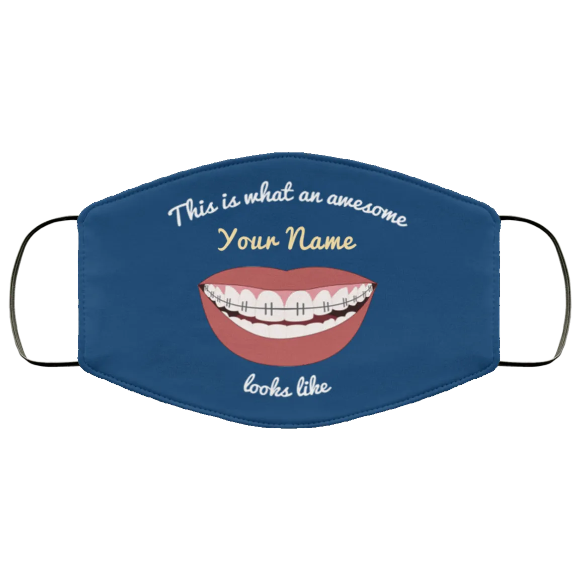 Awesome Braces Teeth Face Mask