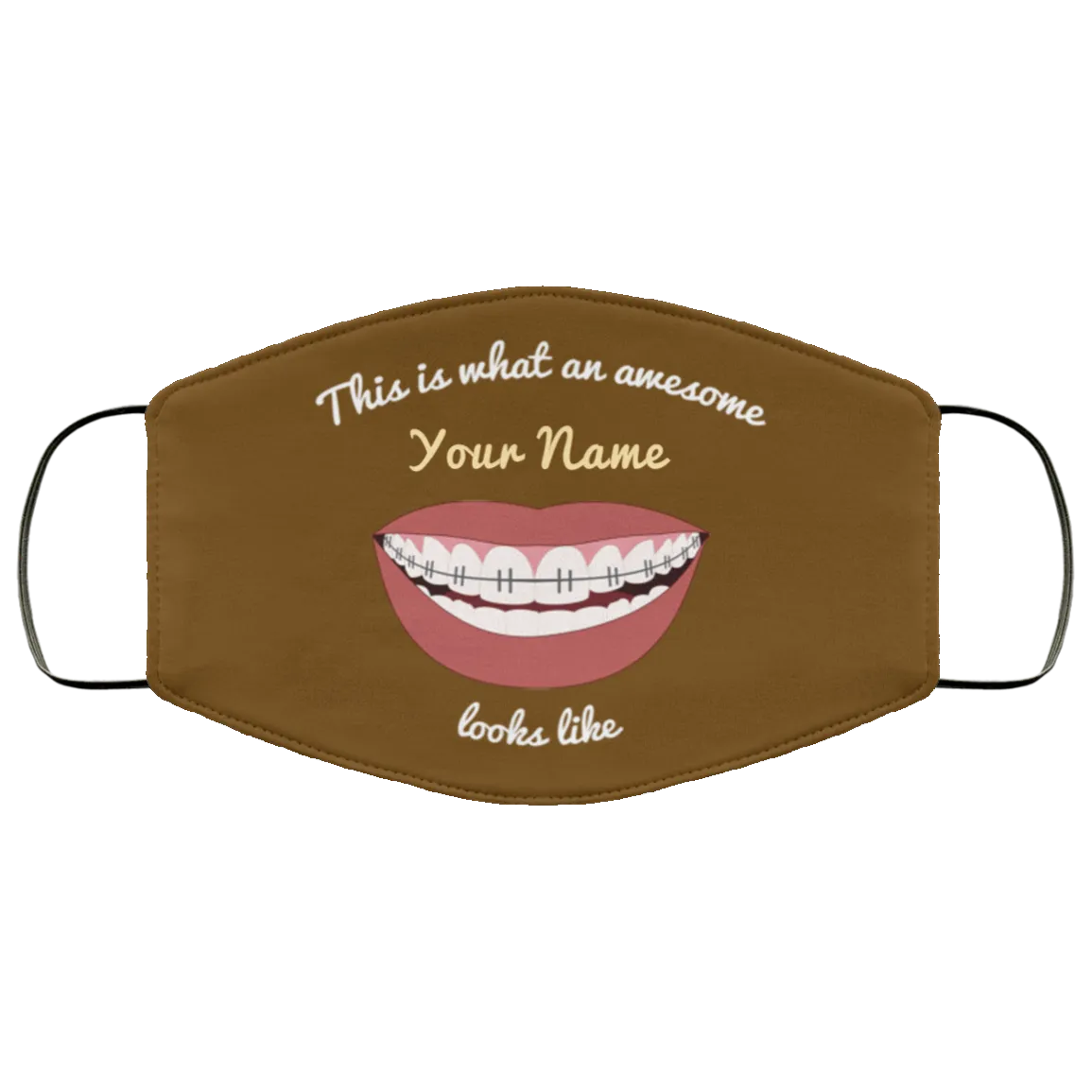 Awesome Braces Teeth Face Mask