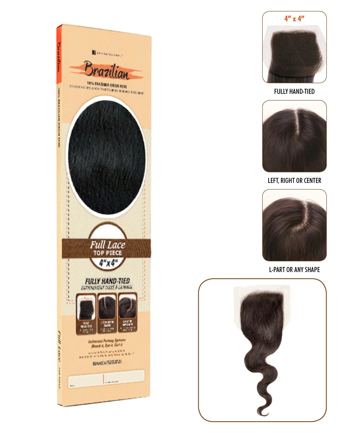 Bare & Natural - Brazilian Closure Body