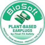 BioSoft PlantBased Corded Earplugs - Box of 100