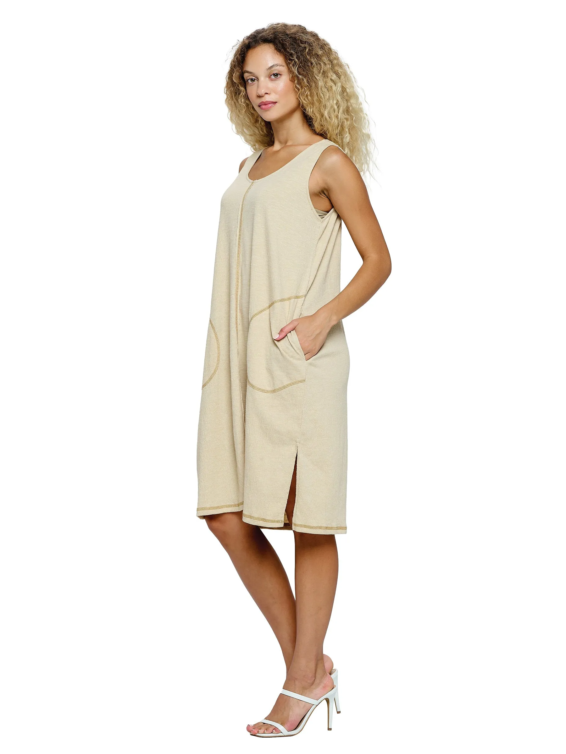 Boho Crinkled Dress Patchwork