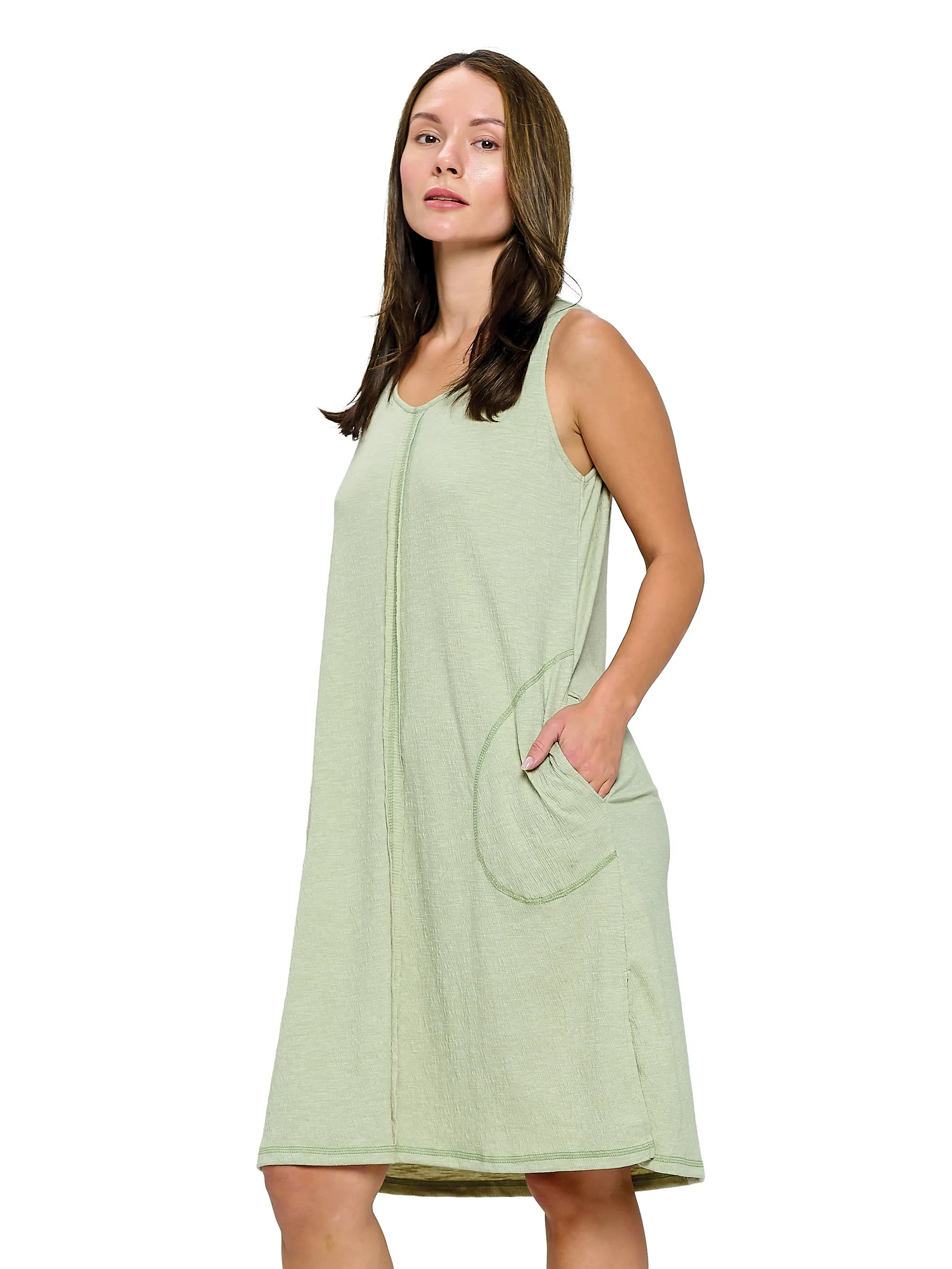 Boho Crinkled Dress Patchwork
