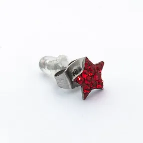 Borghetti Earrings Piatto Stella Rosso Ear Studs 1 PC