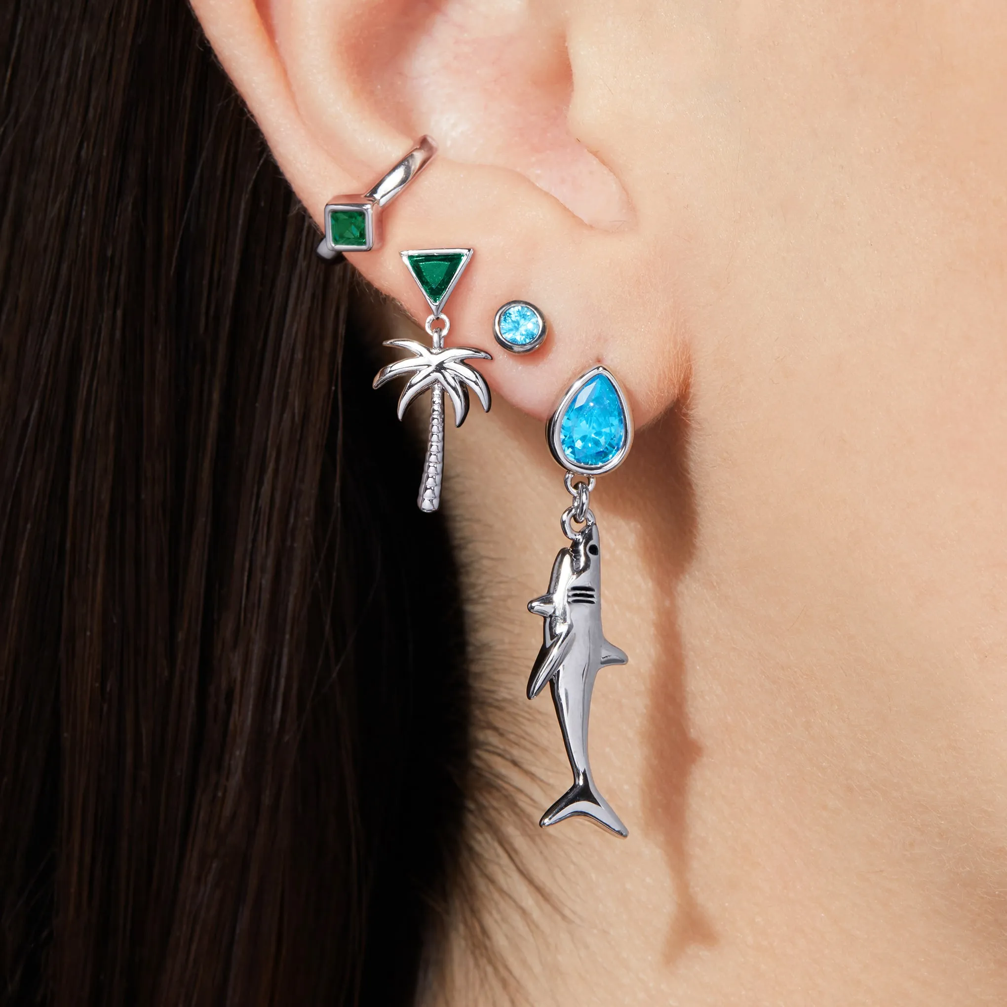 Callisto Ear Cuff - Blue