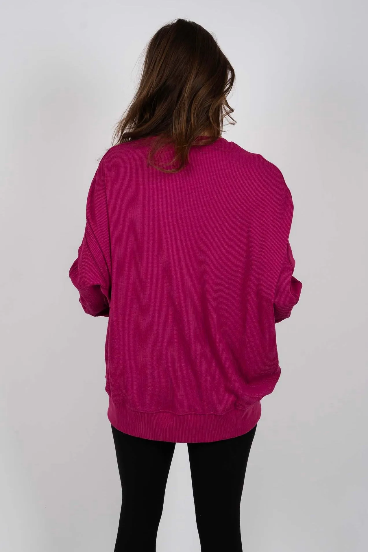 Came So Far Pullover (Magenta)