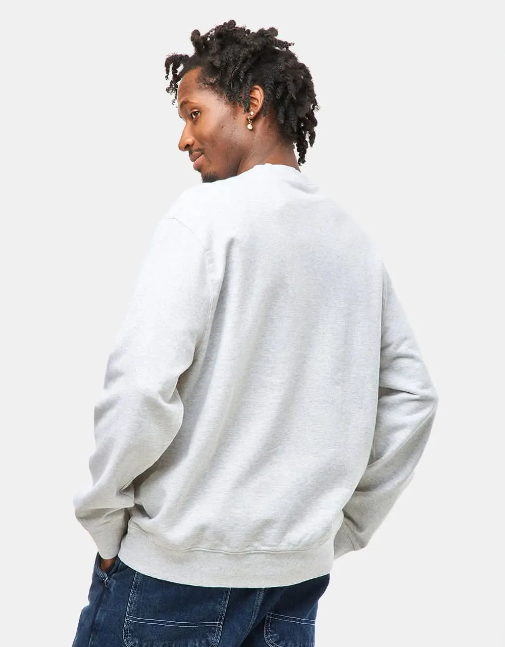 Carhartt WIP Smart Sports Sweatshirt - Ash Heather