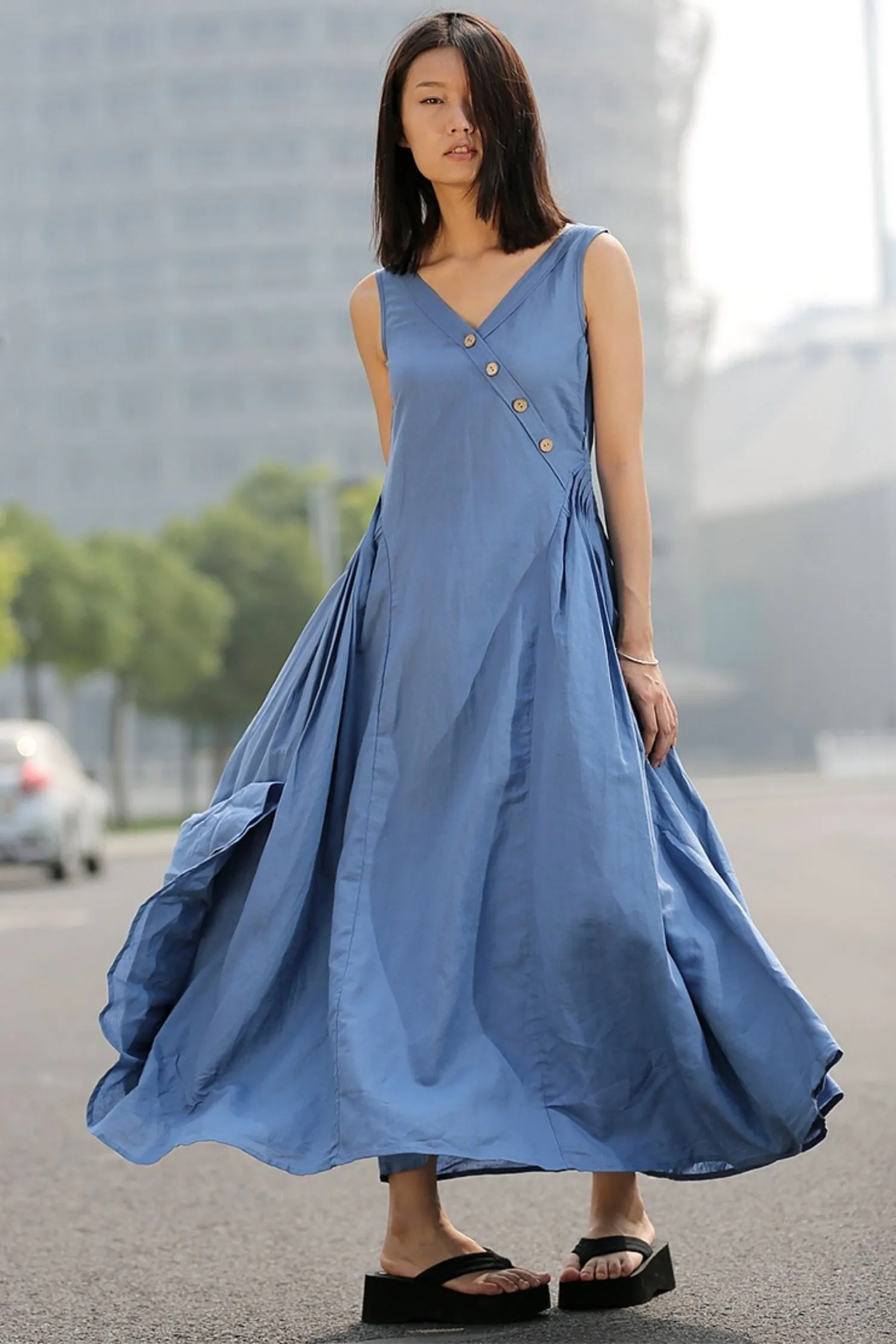 Casual Summer  Sleeveless dress C256