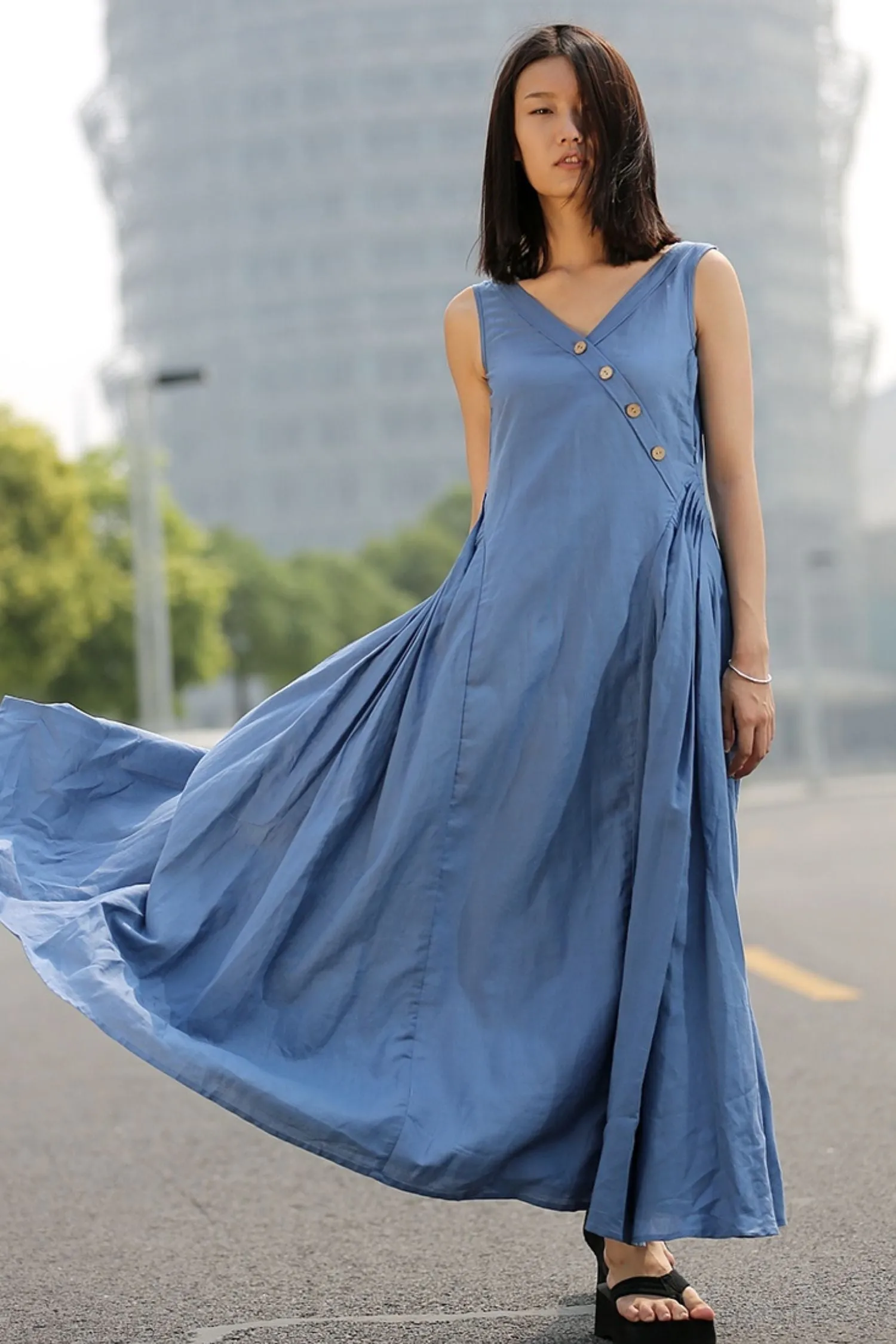 Casual Summer  Sleeveless dress C256
