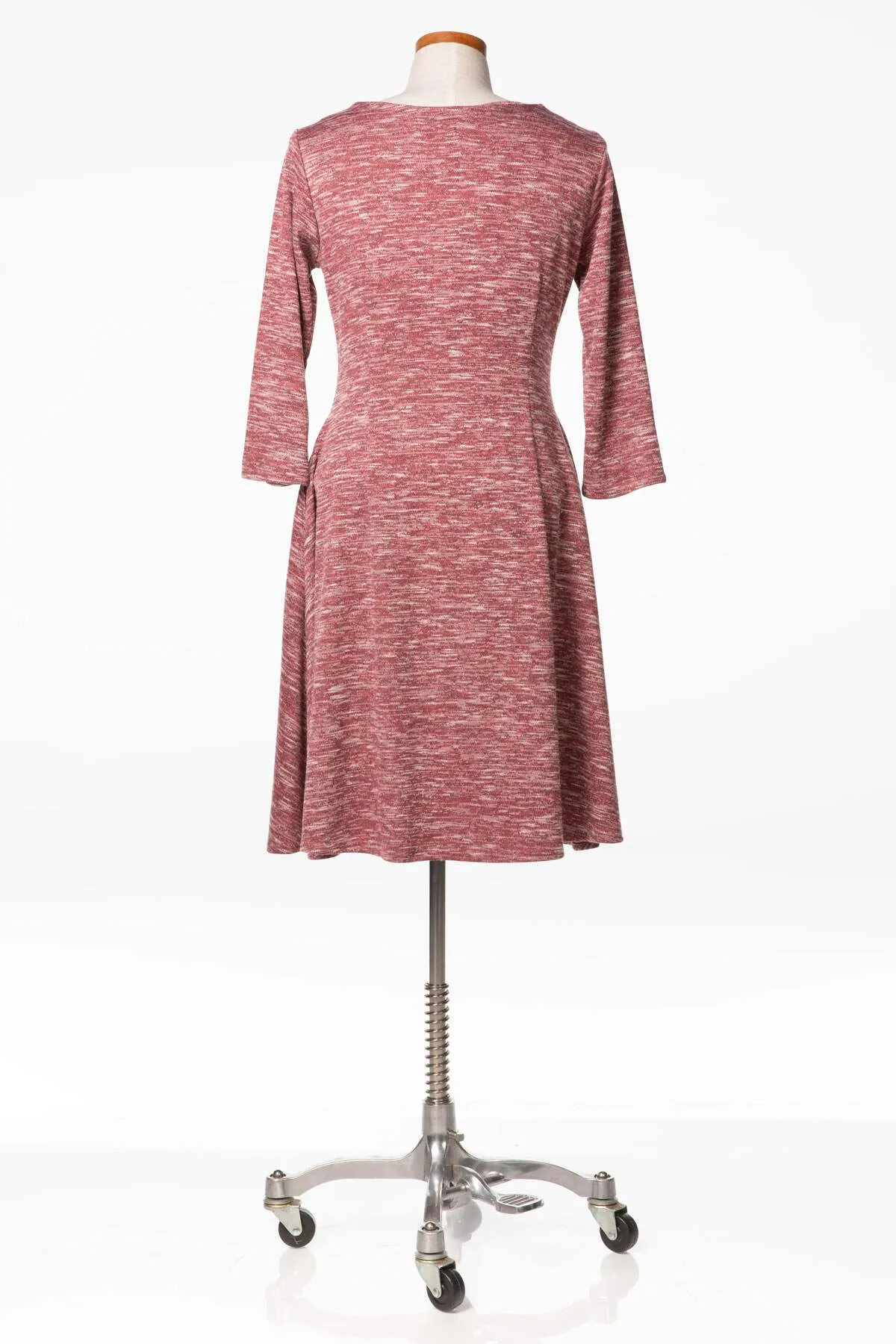 Claire Dress - Marled Mauve Sweater Knit