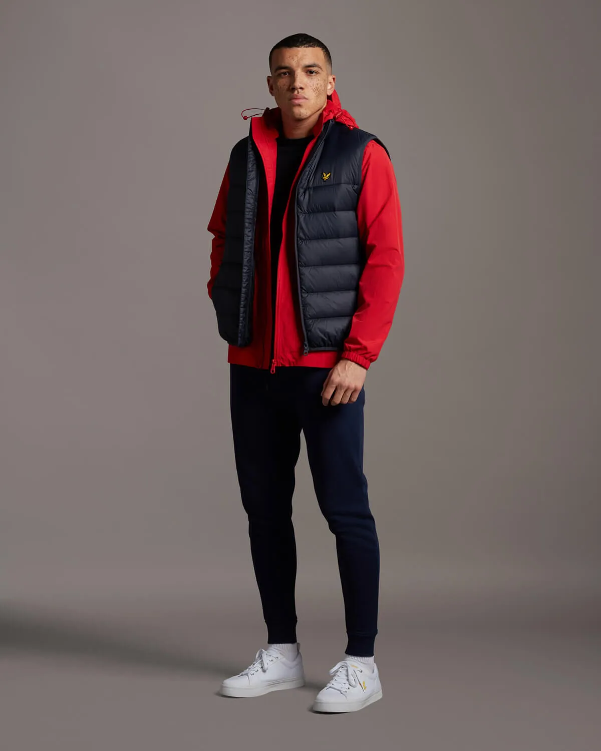 Cotton Merino Crew Jumper - Dark Navy