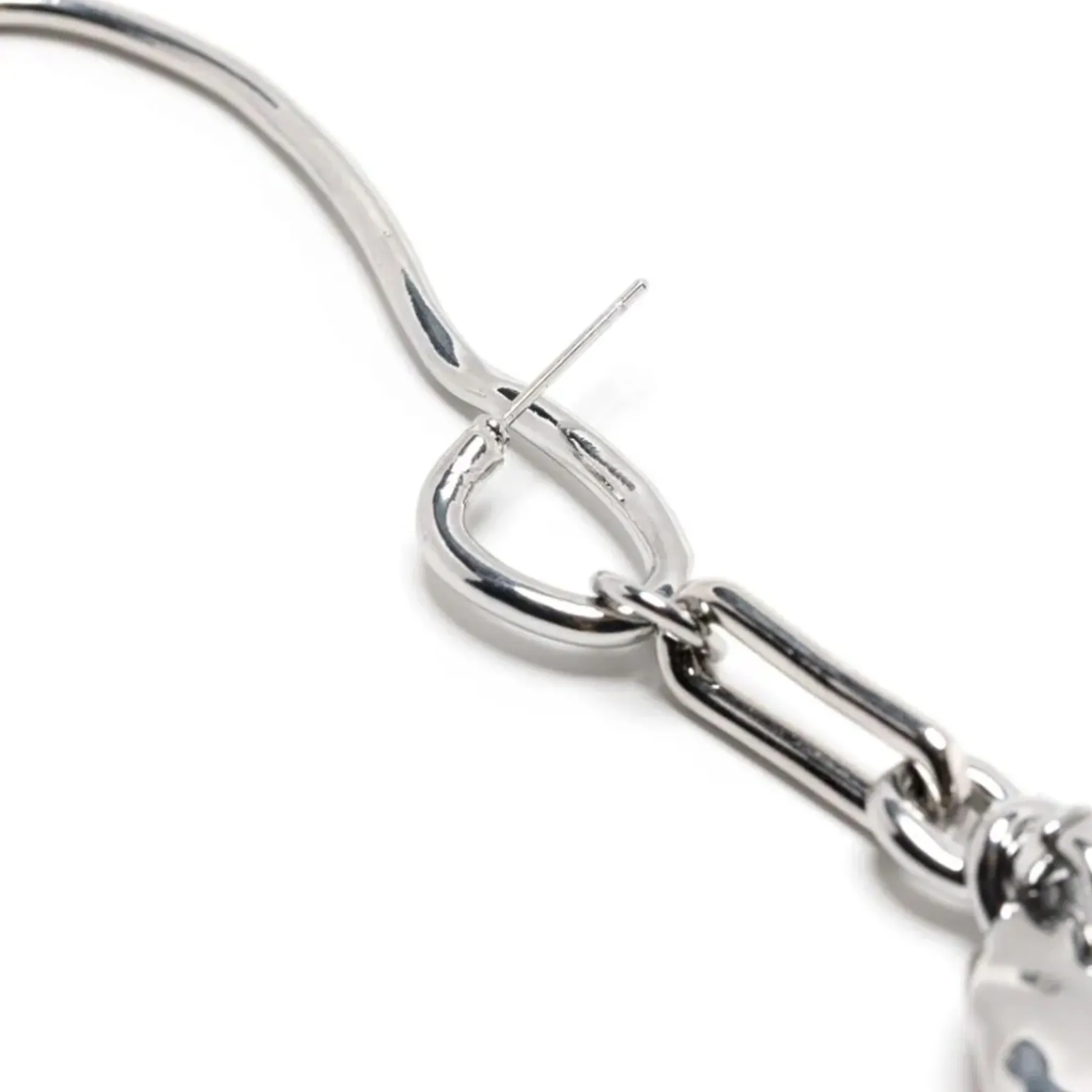 Desert Melted Coin Cuff - silver