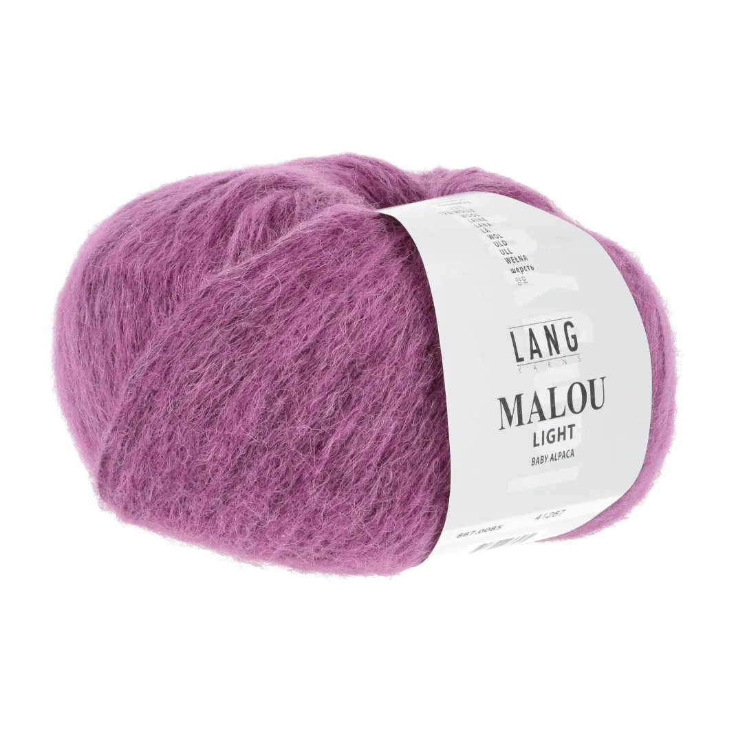 Eleanor Pullover Knitting Kit | Lang Yarns Malou Light & Knitting Pattern (278-15)