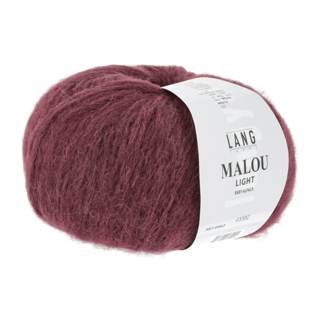 Eleanor Pullover Knitting Kit | Lang Yarns Malou Light & Knitting Pattern (278-15)