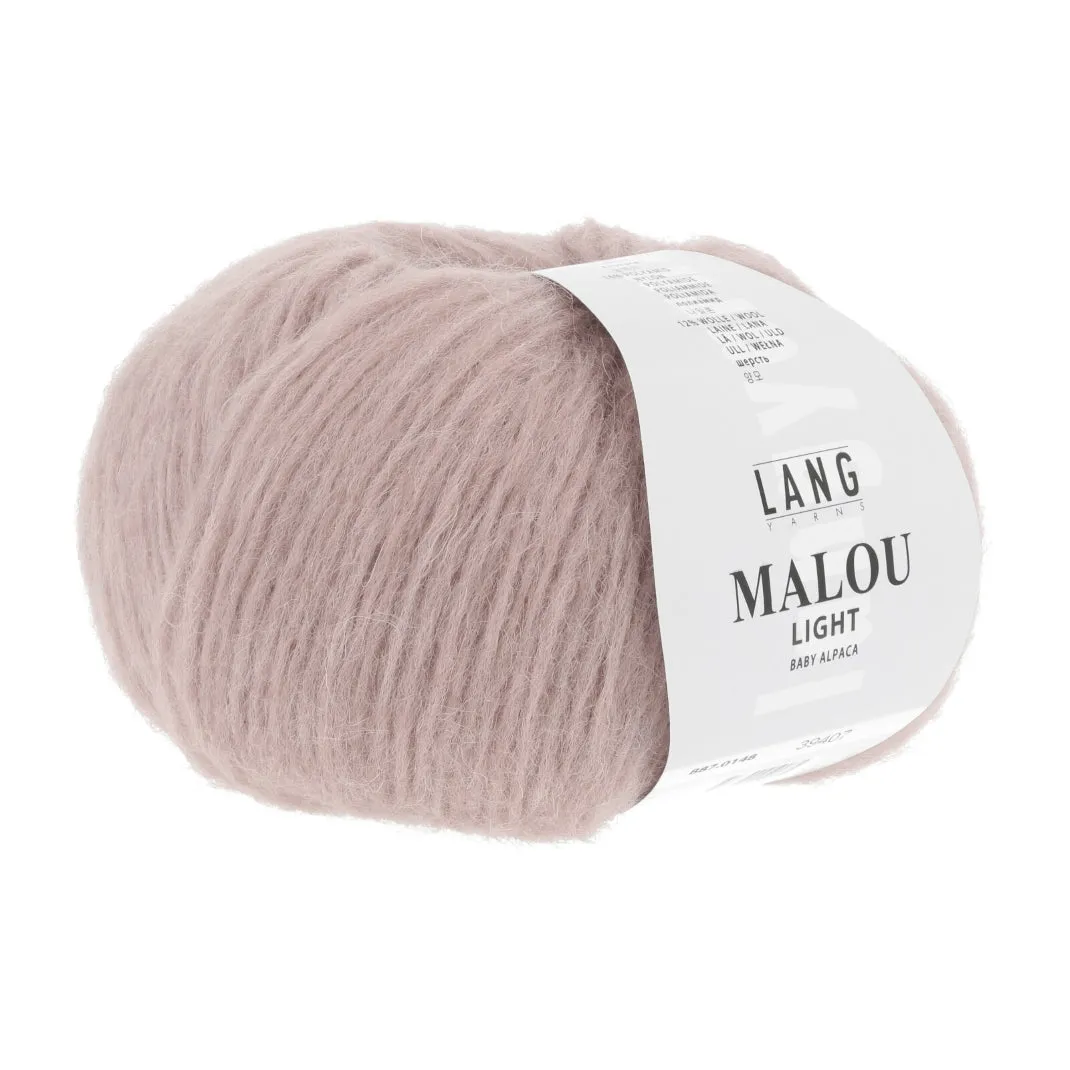 Eleanor Pullover Knitting Kit | Lang Yarns Malou Light & Knitting Pattern (278-15)