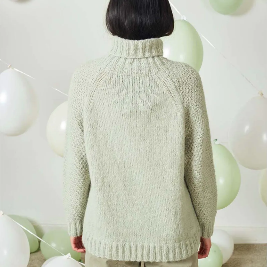Eleanor Pullover Knitting Kit | Lang Yarns Malou Light & Knitting Pattern (278-15)