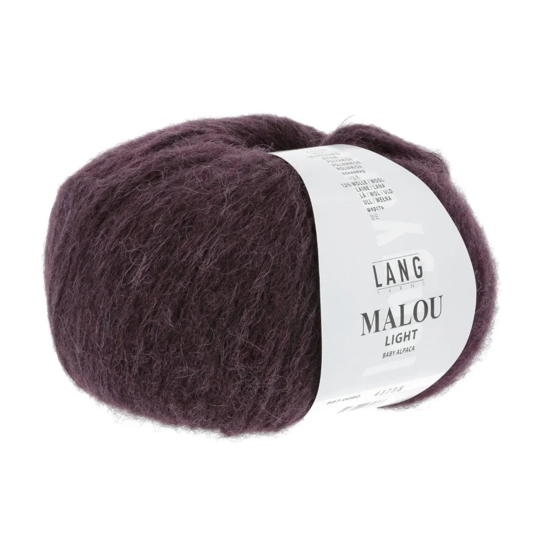 Eleanor Pullover Knitting Kit | Lang Yarns Malou Light & Knitting Pattern (278-15)