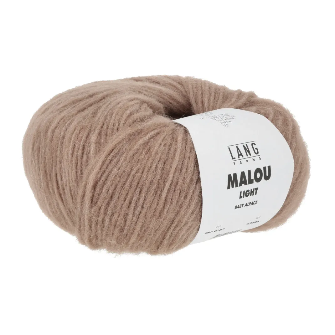 Eleanor Pullover Knitting Kit | Lang Yarns Malou Light & Knitting Pattern (278-15)