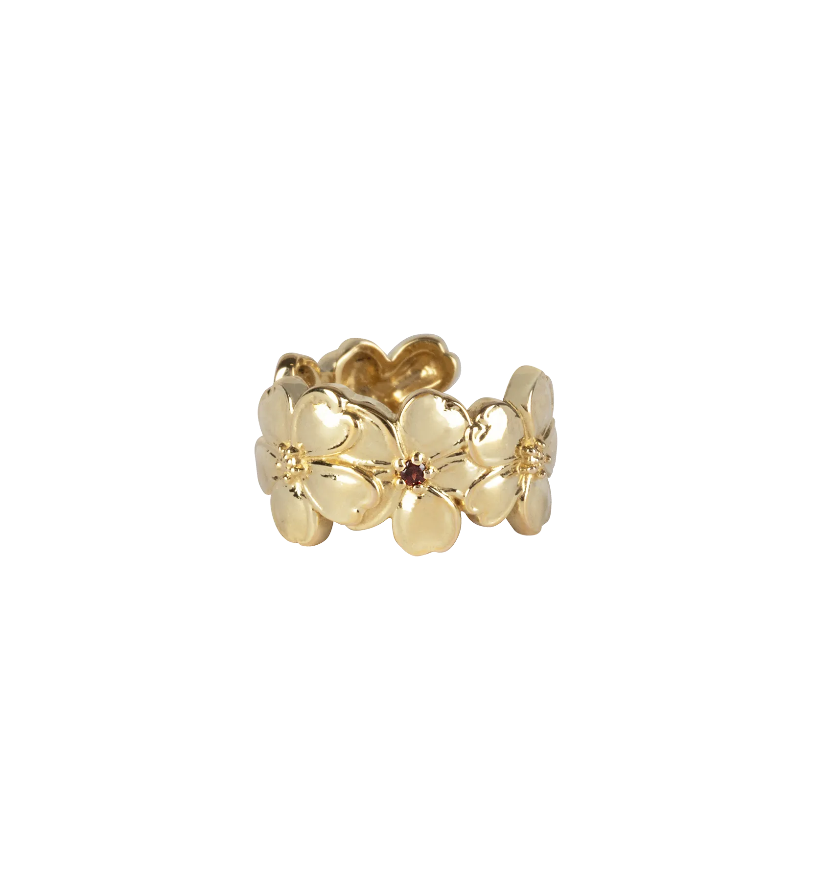 Forget Me Not Ear Cuff 10K