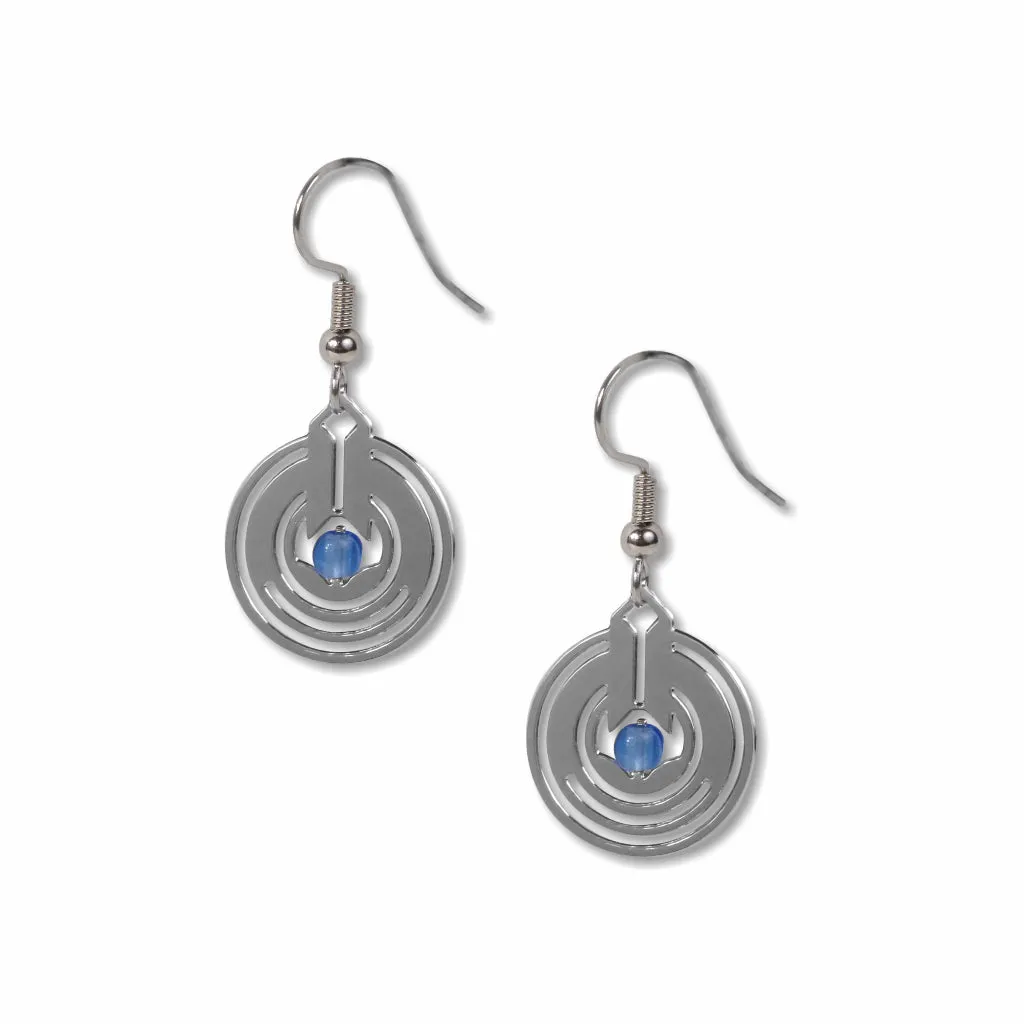 Frank Lloyd Wright April Showers II Blue Earrings