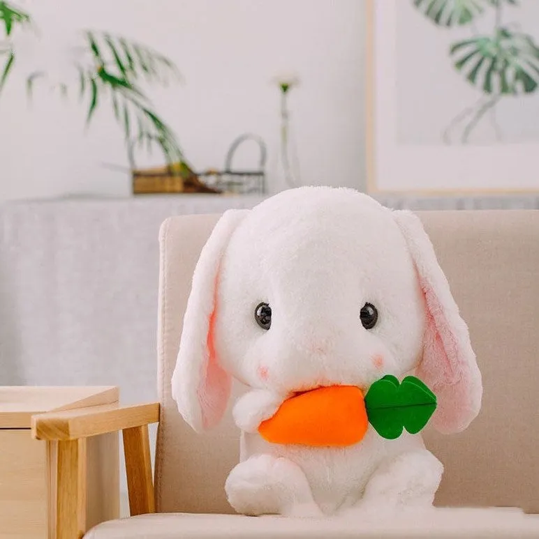 Giant Furry Ear Bunny Plush