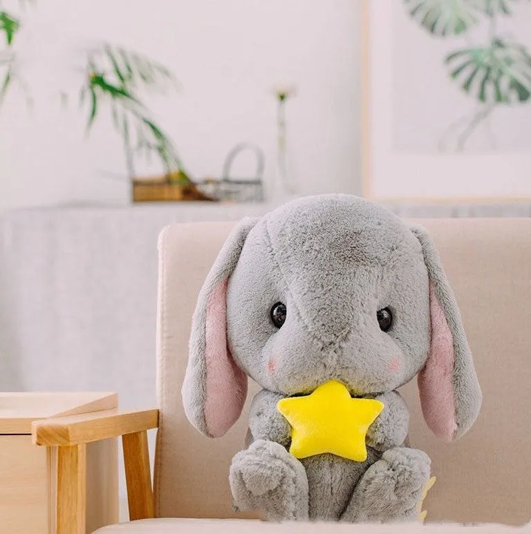 Giant Furry Ear Bunny Plush