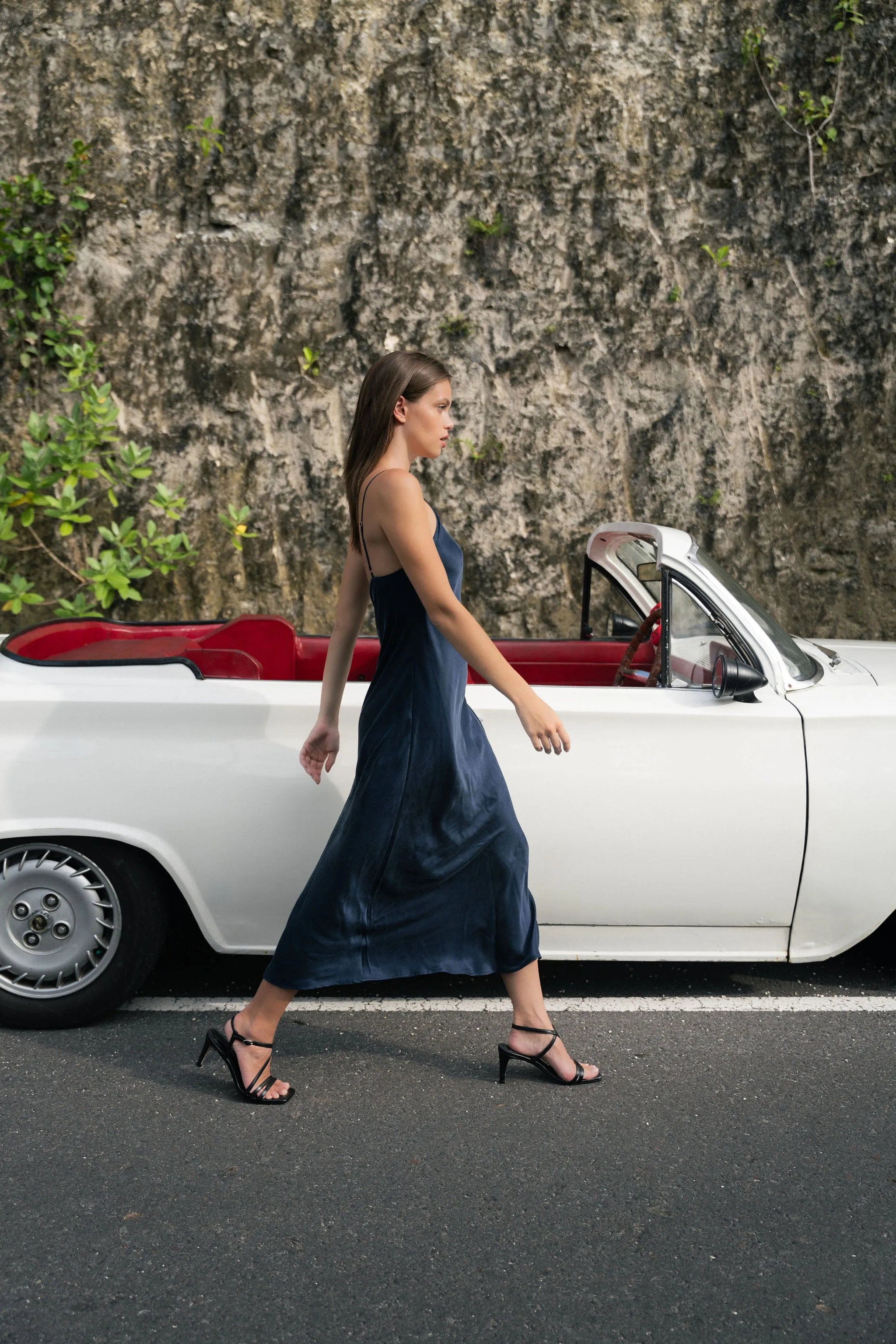 Harlow Scoop Slip Dress - Sandwashed Silk