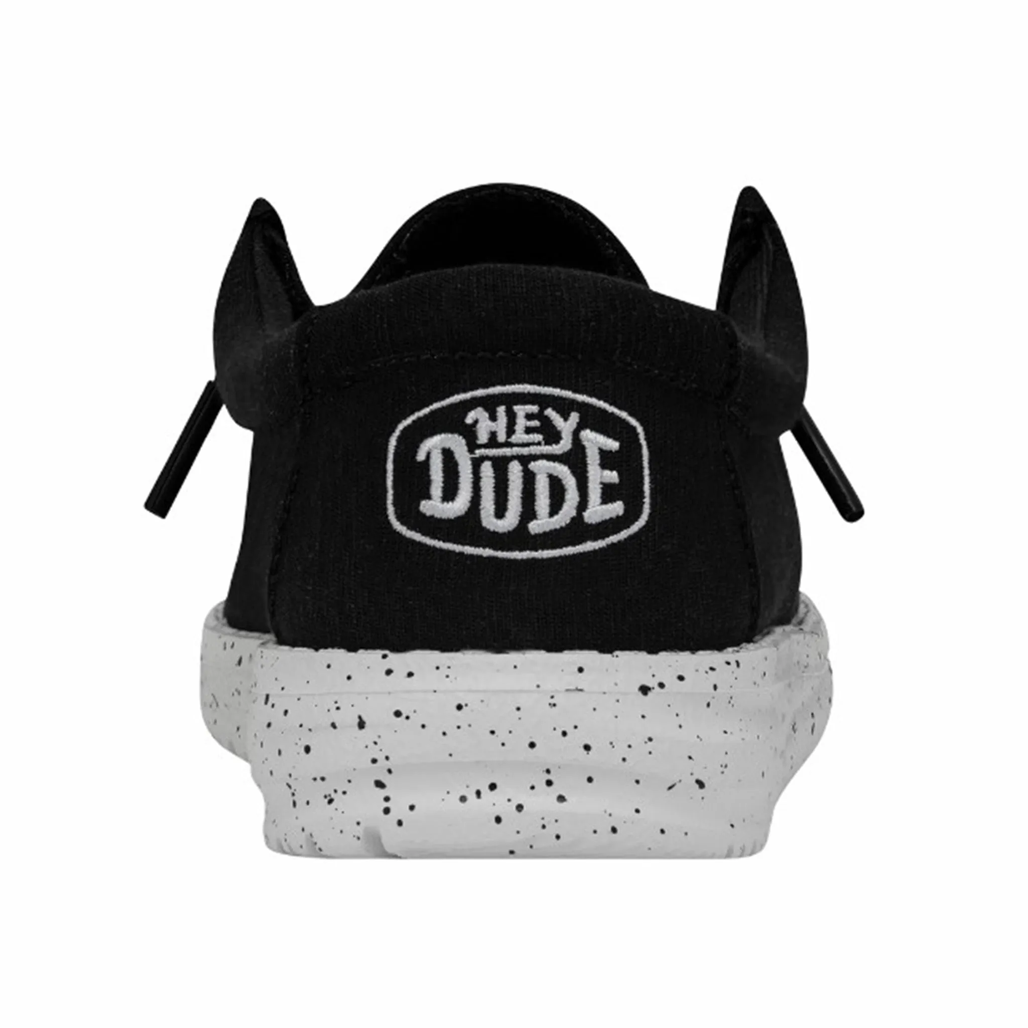 Hey Dude Wally Youth Slub Canvas Black