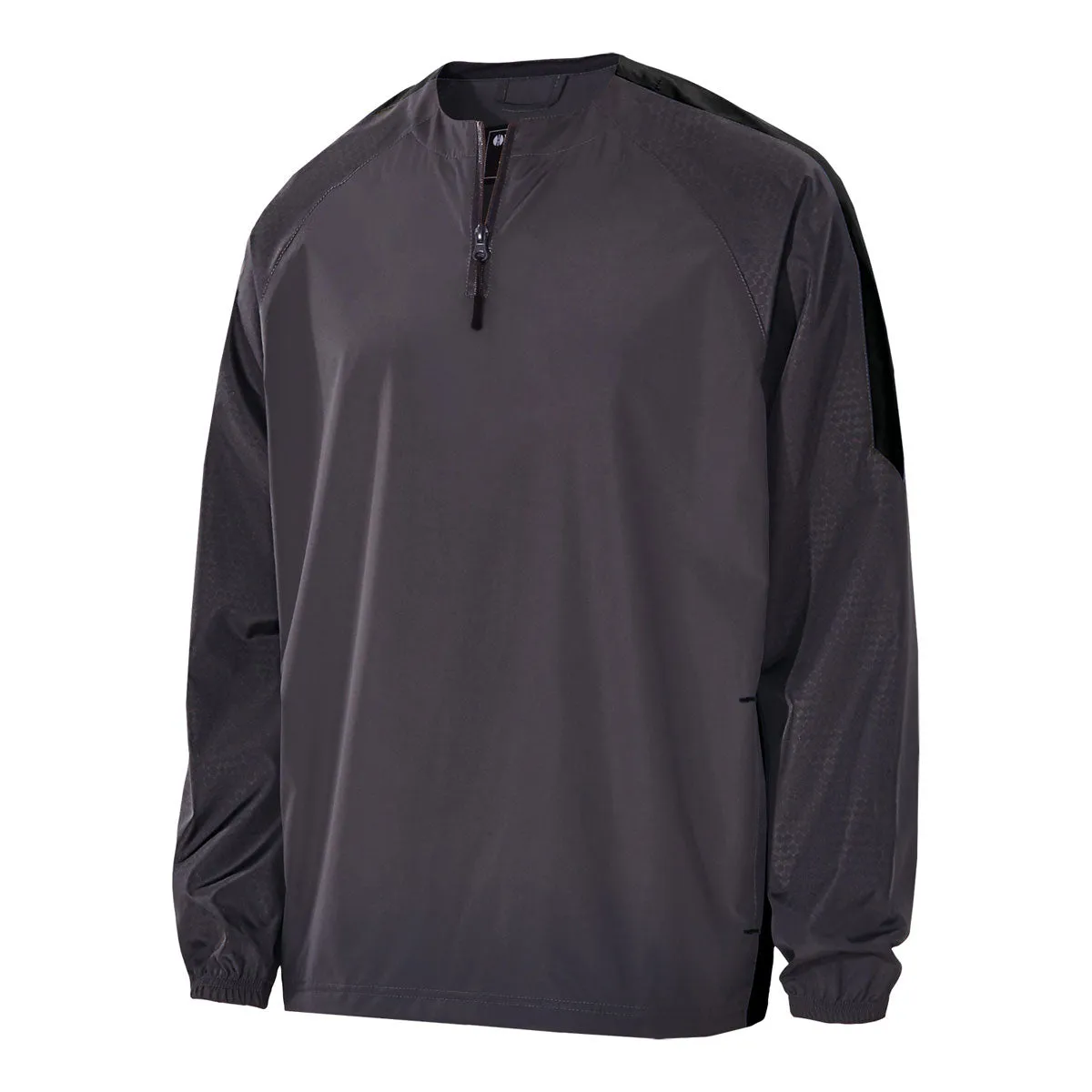 Holloway Men's Carbon/Black Bionic Quarter Zip Pullover