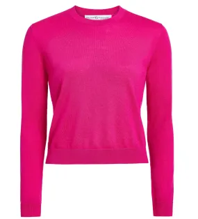 Jane Merino Pullover- Raspberry