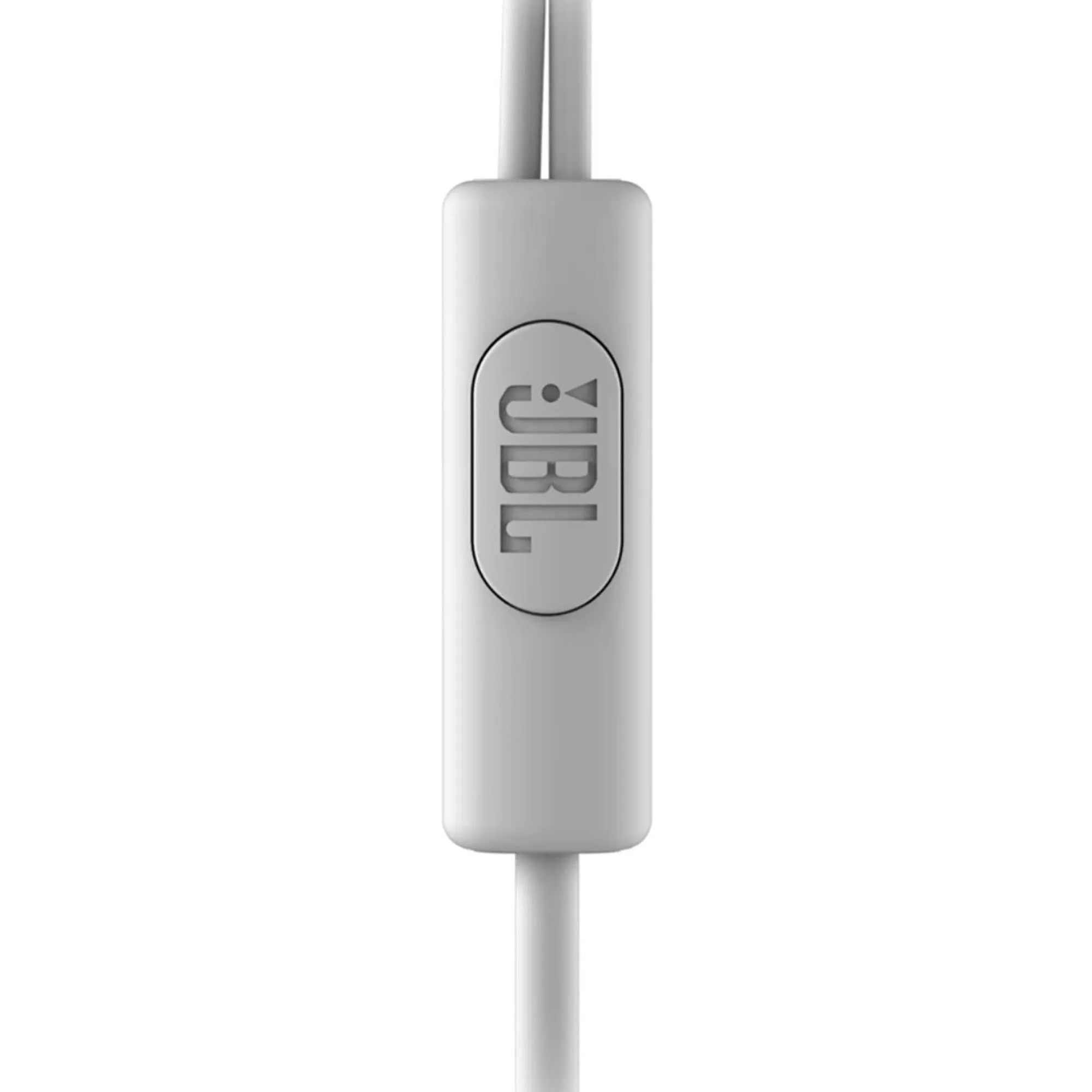 JBL C100SI Wired In Ear Headphones with Mic, JBL Pure Bass Sound, One Button Multi-function Remote, Angled Buds for Comfort fit (White)
