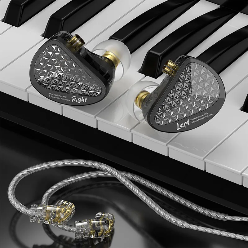 【KZ AS16 PRO】Best High End Earbuds 16 BA Wired Earphone Professional HiFi IEM Audiophile Earphones