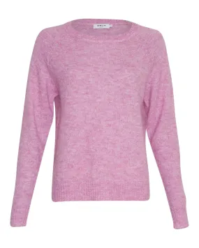 Maimee Mohair O Pullover - Orchid Melange