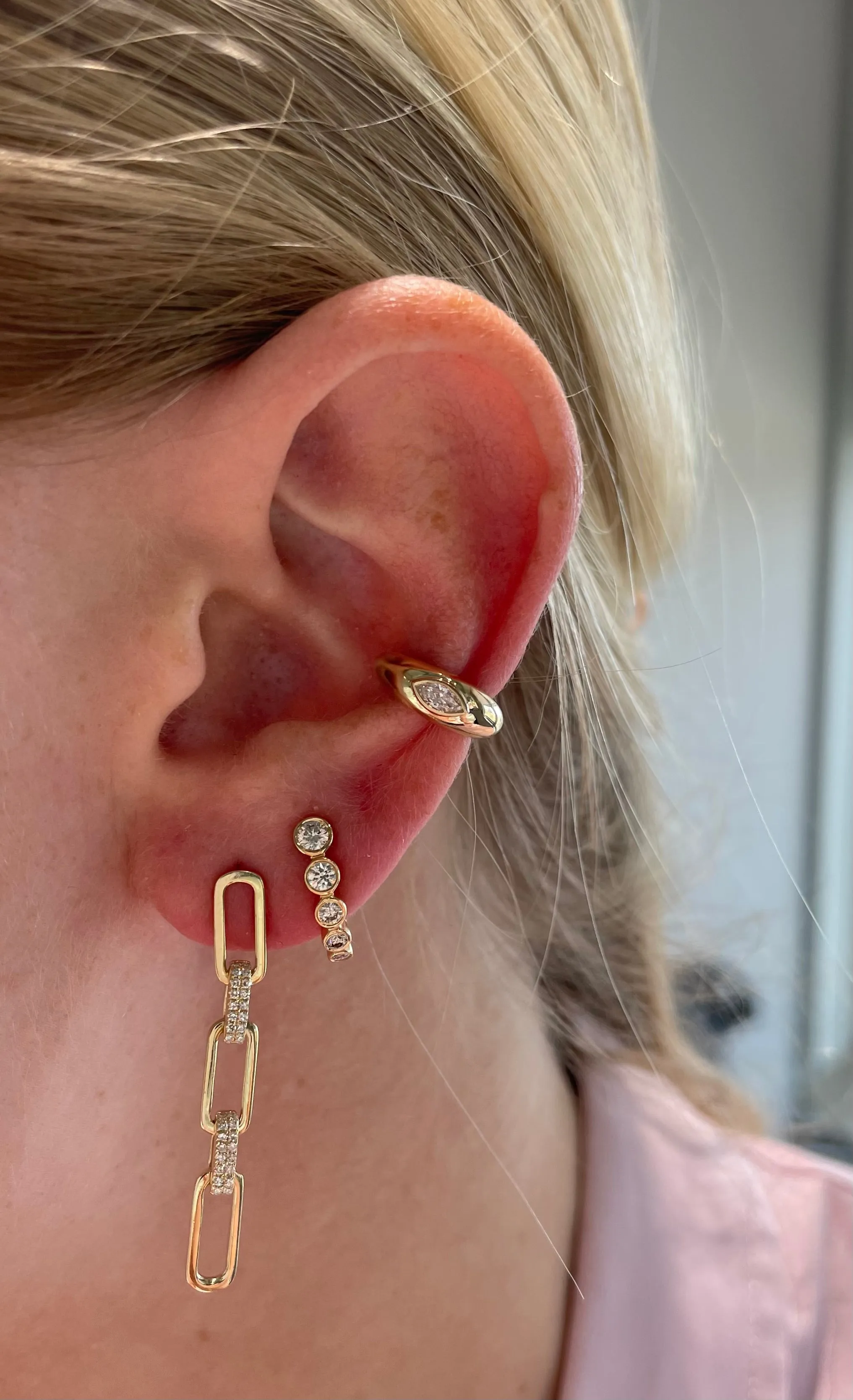 Marquise Diamond Ear Cuff