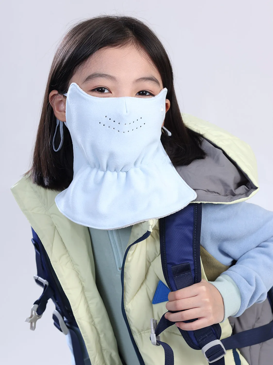MDOG Winter Windproof Fleece Face Mask Neck Warmer for Kids