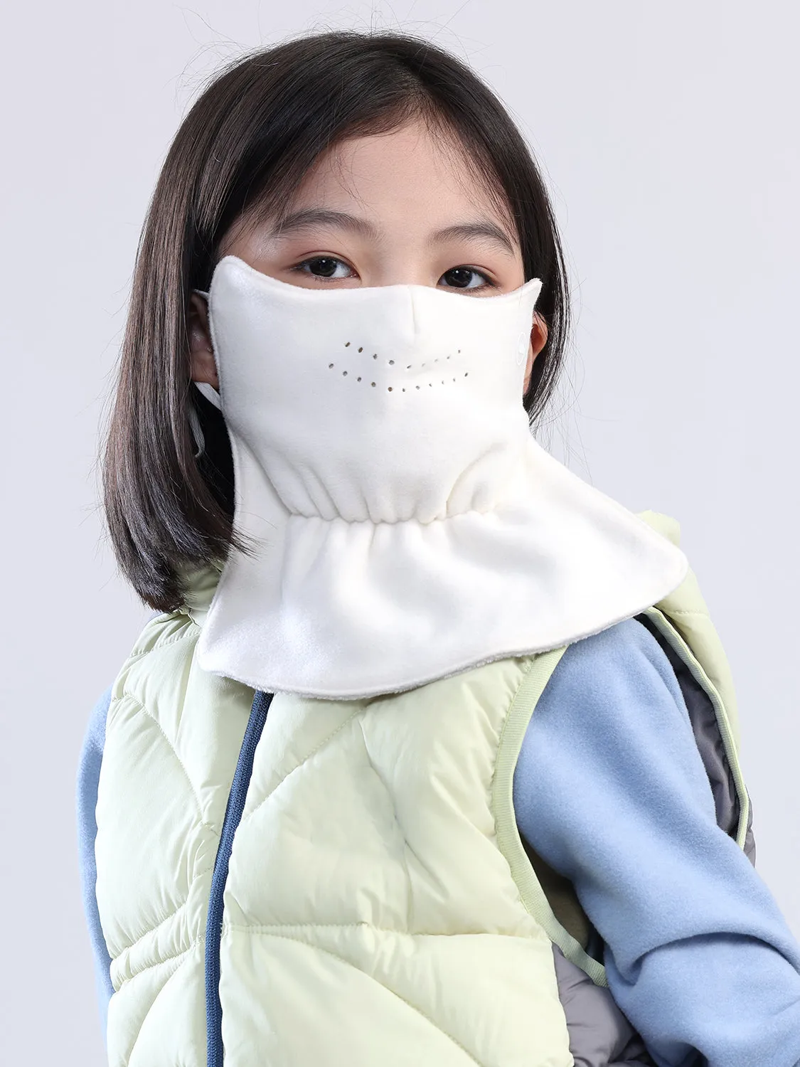 MDOG Winter Windproof Fleece Face Mask Neck Warmer for Kids