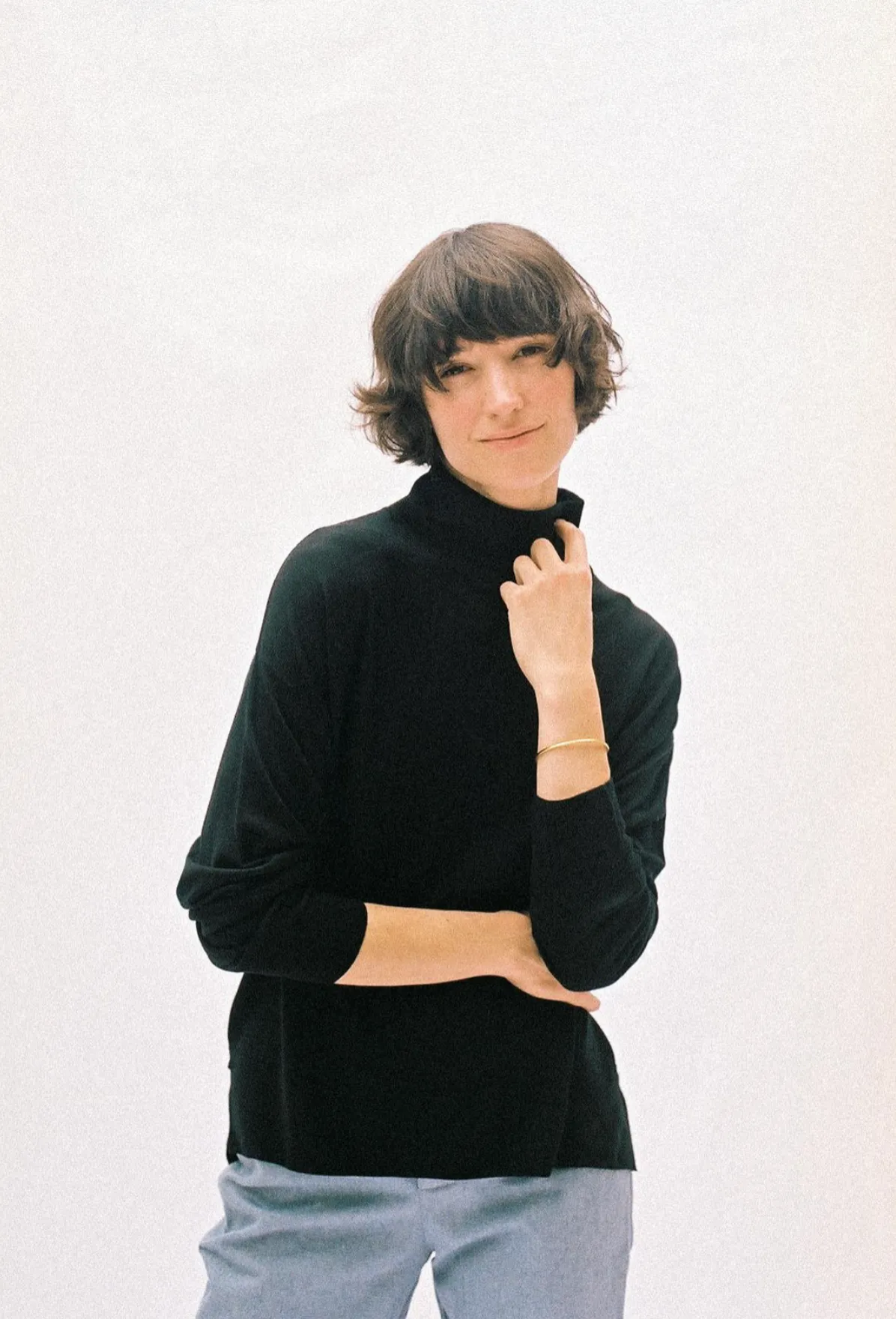 merino sweater - petra - black