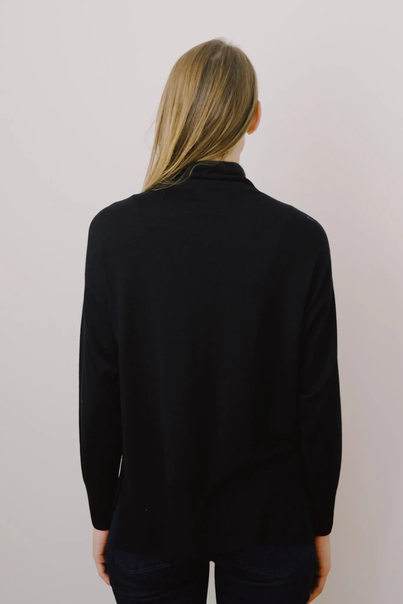 merino sweater - petra - black