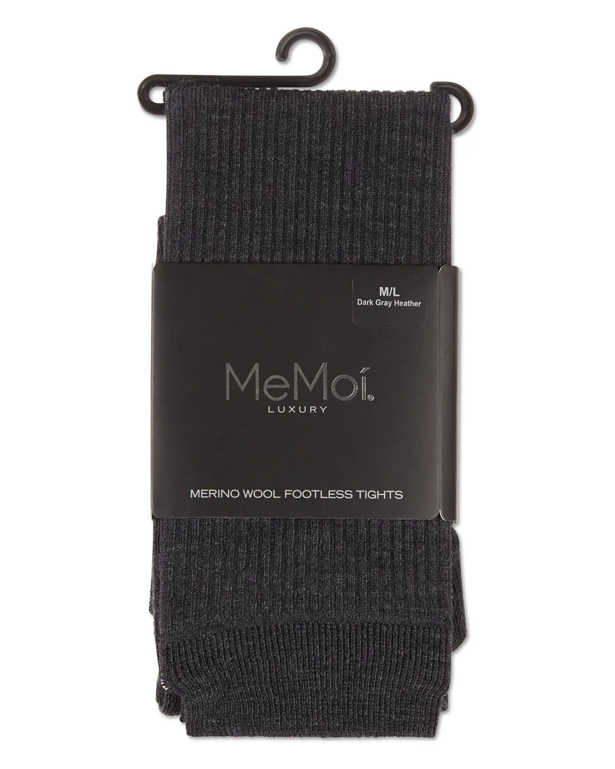 Merino Wool Ribbed Footless Sweater Tights