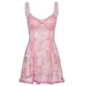 Midsummer Sun Lace Dress